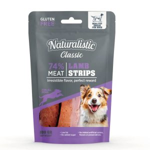 Naturalistic Snack Lamb Strips Perro 100 Gr