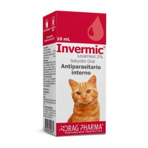 Invermic Antiparasitario En Gotas Para Gatos, 10ml